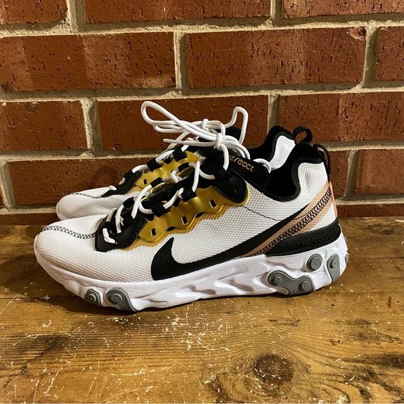 Nike React Element 55 Gold Ranger Womens size 7 - Picture 5 of 11